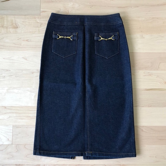 Vintage Denim pencil skirt - Picture 1 of 6